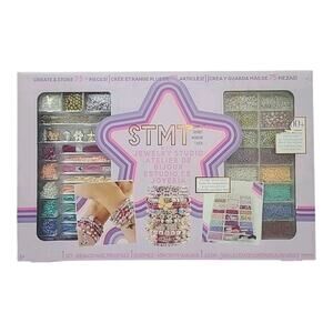 STMT D.I.Y. Jewelry Studio Bracelet Making Kit Beads Charms Craft Set 1500 Piece